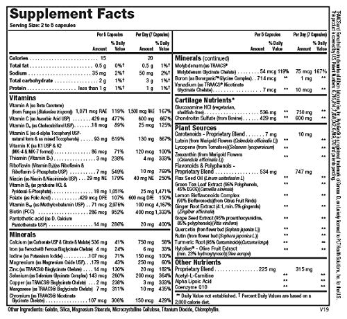 Nutriex Health Comprehensive Multivitamin Supplement Capsules 210 Count