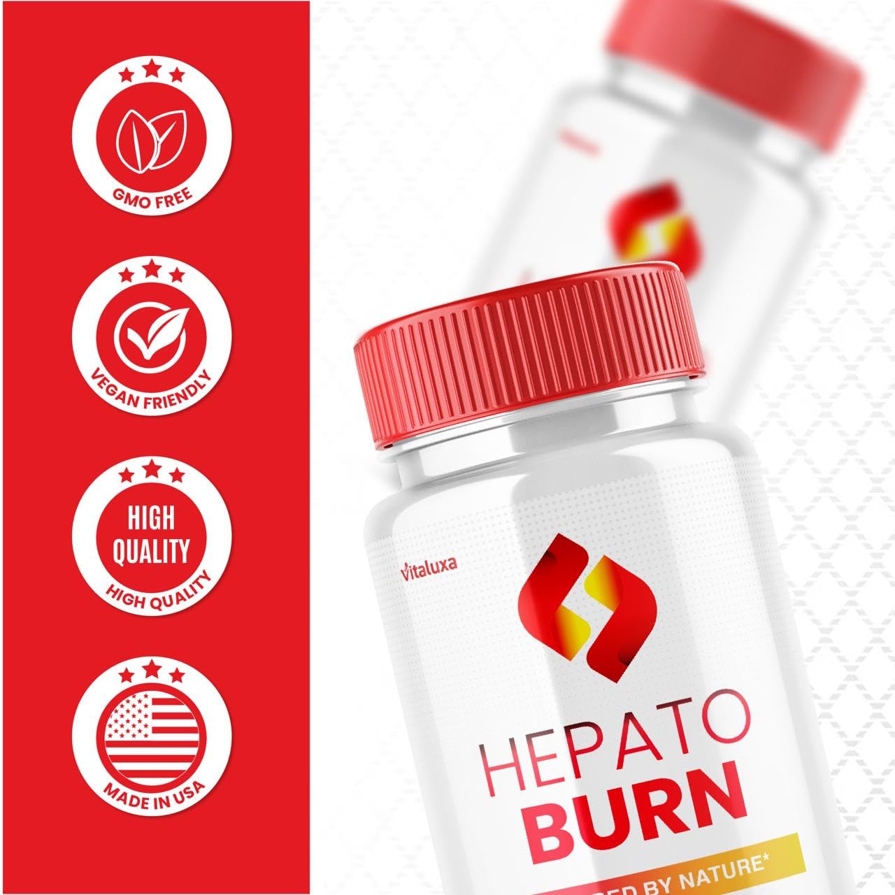 Vitaluxa Hepato Burn Capsules, 60 Capsules