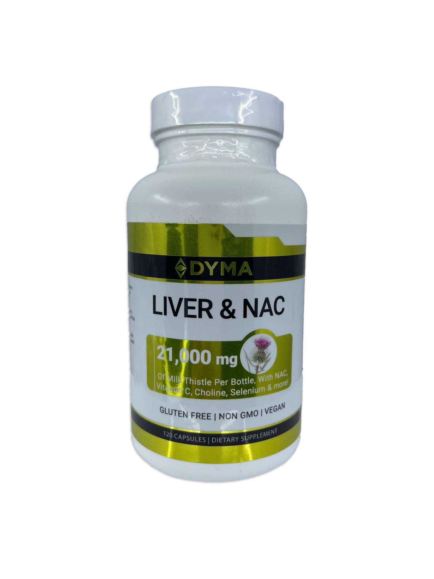 DYMA Liver Supplement with Milk Thistle & NAC Capsule, 1 Count