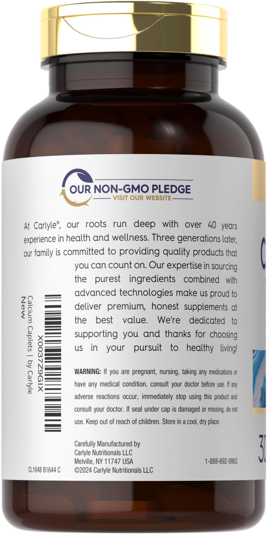 Carlyle Calcium 1200mg with Vitamin D3 Caplets 300