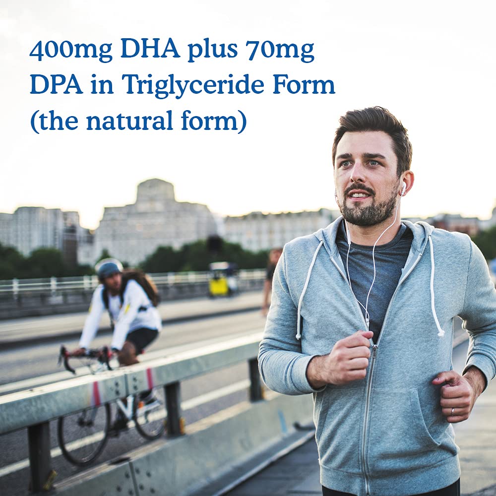 Garden of Life Omega 3 Vegan DHA Supplements Dr. Formulated Vegan DHA, 400mg DHA & 90mg DPA in Triglyceride Form from a Single Source 30 Softgels