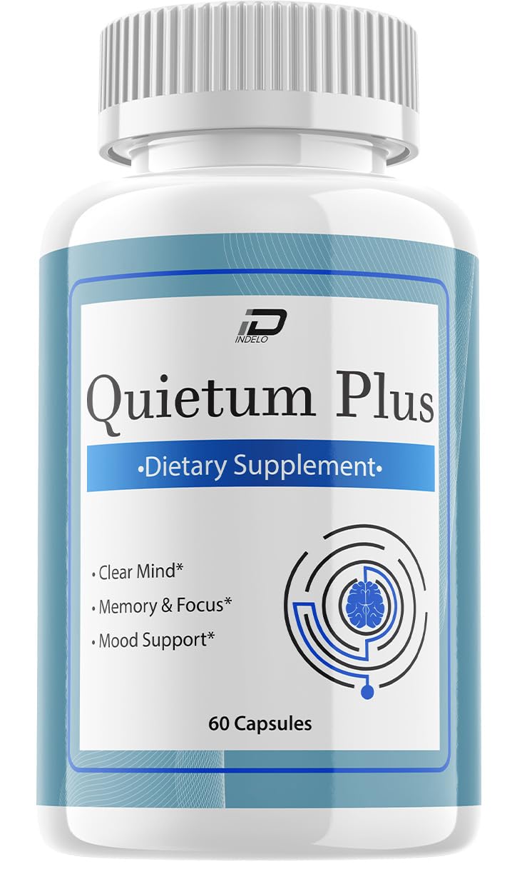 Indelo Quietum Plus Brain Supplement Capsules, 60 Capsules