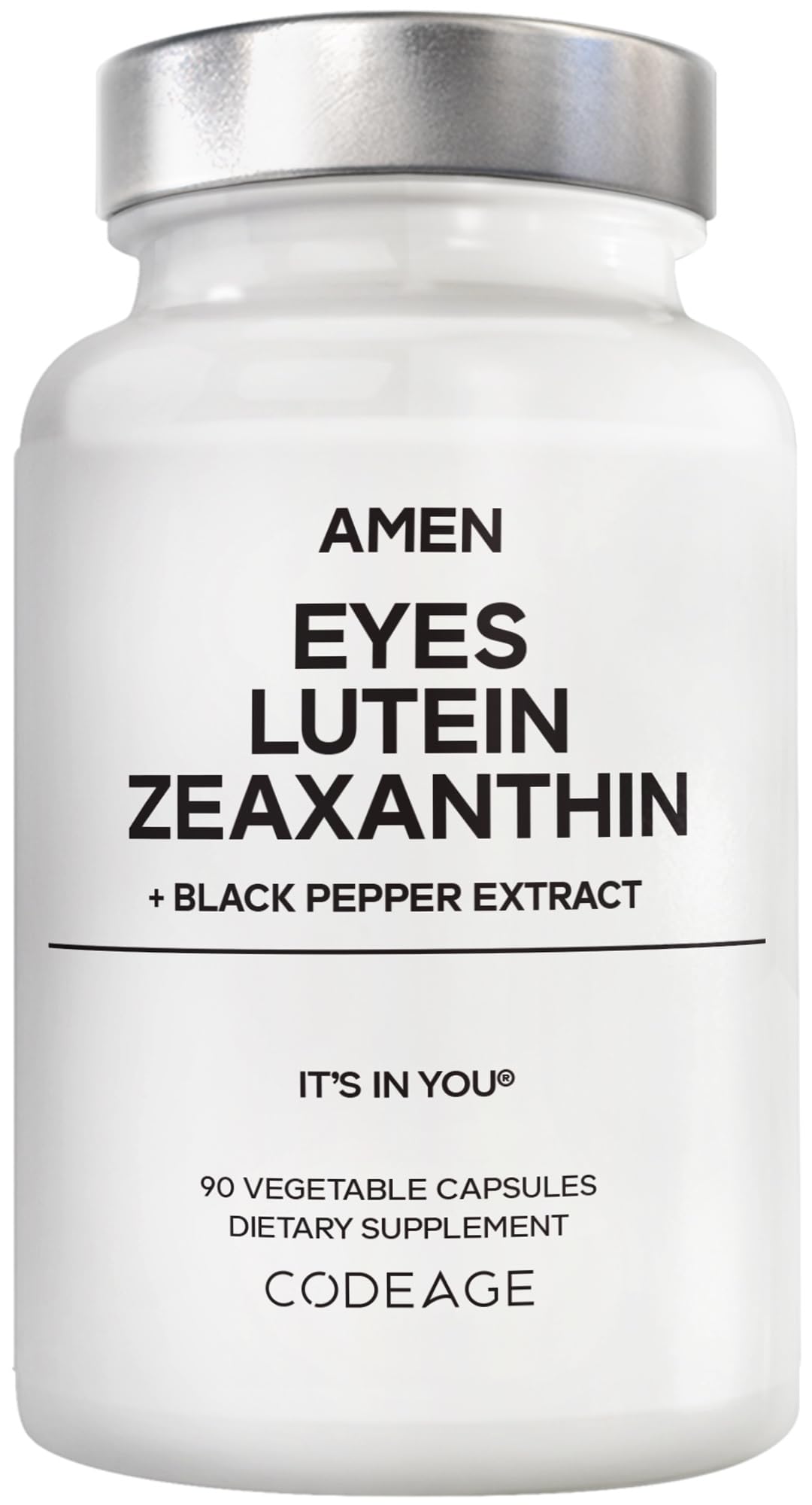 Amen Eyes Lutein Zeaxanthin, Marigold Extract, Beet Root Capsule, 90 Count