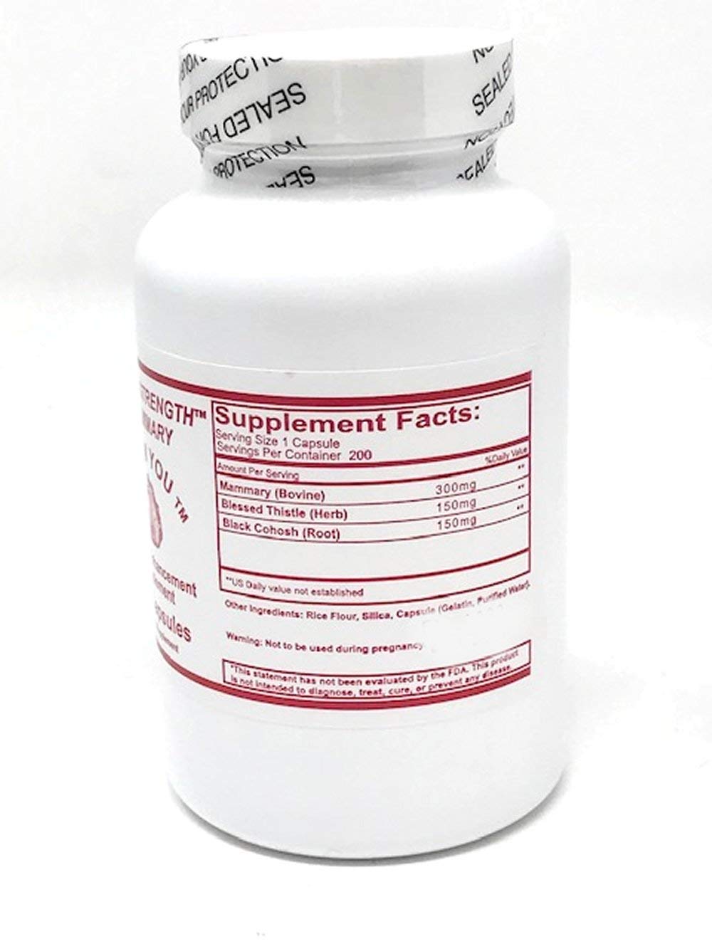 A New You Super Strength Mammary Capsules 400 Count