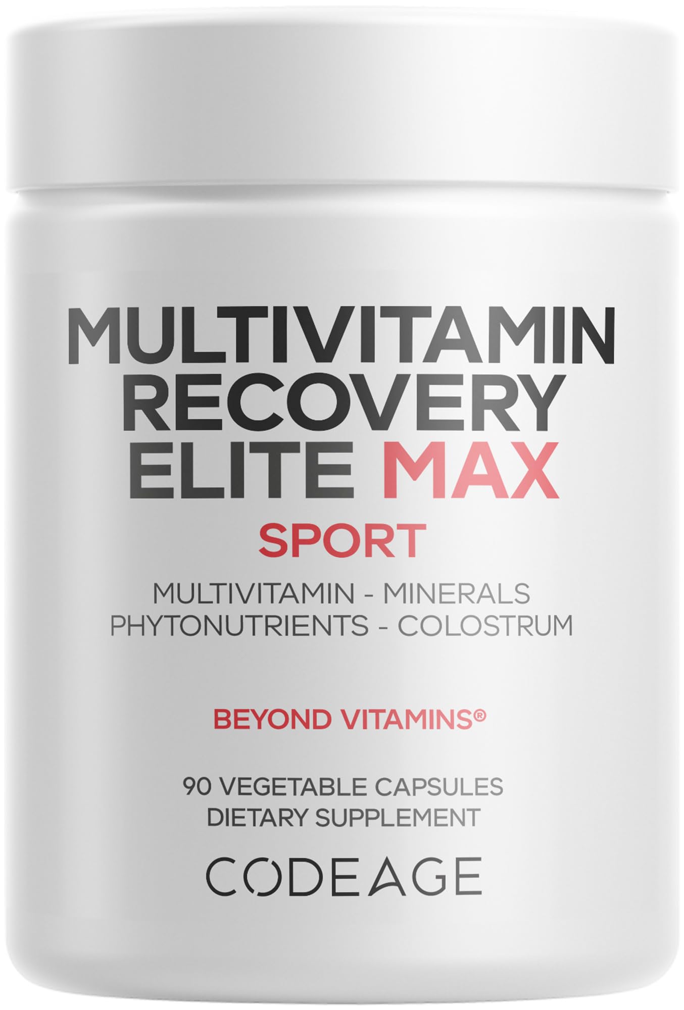 Codeage Multivitamin Recovery Elite Max Supplement 90 Capsules