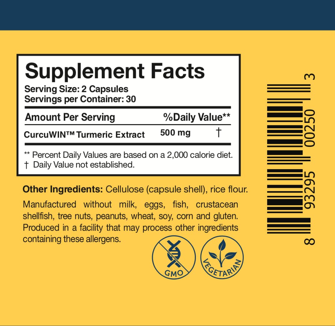 Researched Nutritionals Curcumin Pure Capsule 60 Count