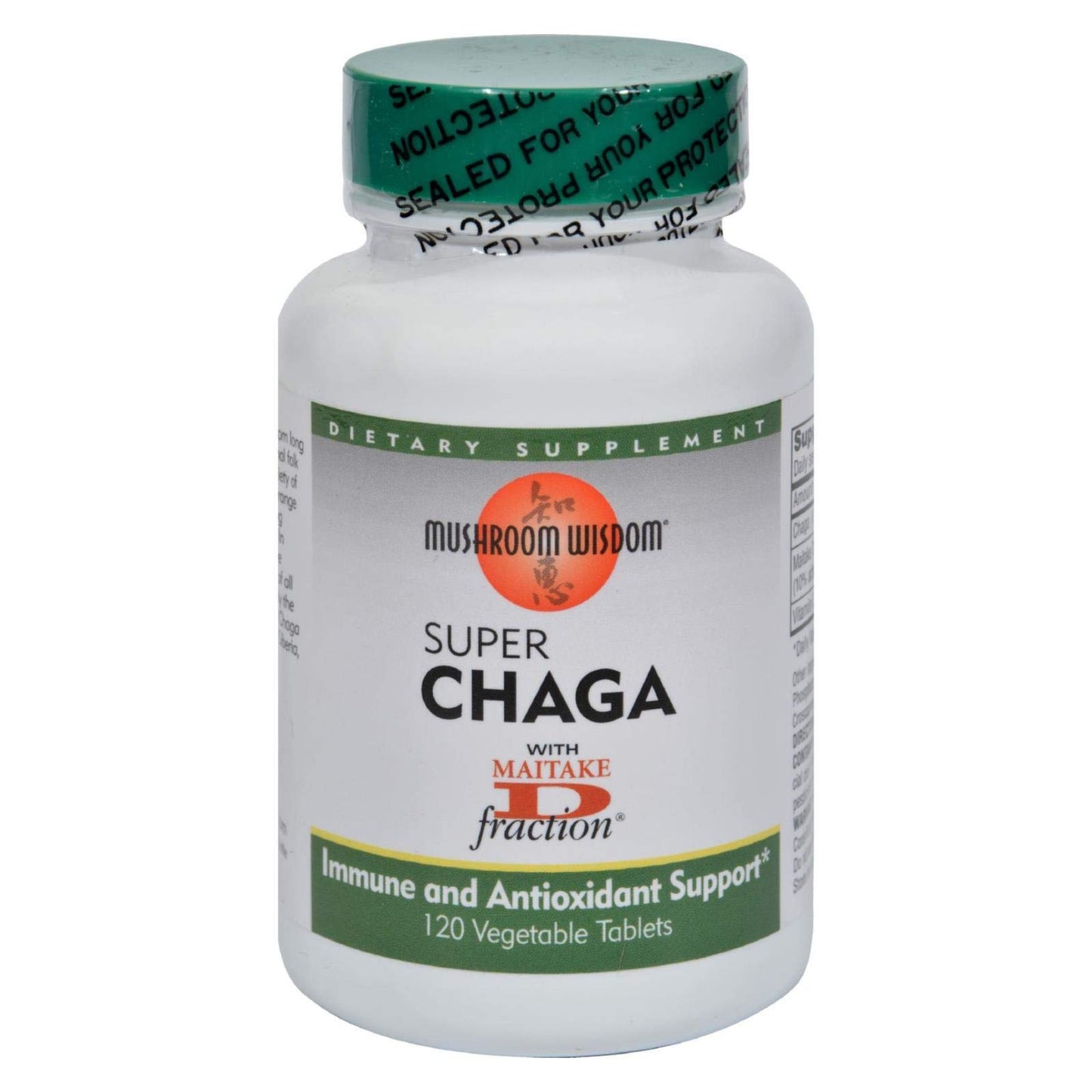Mushroom Wisdom Super Chaga Tablets 120