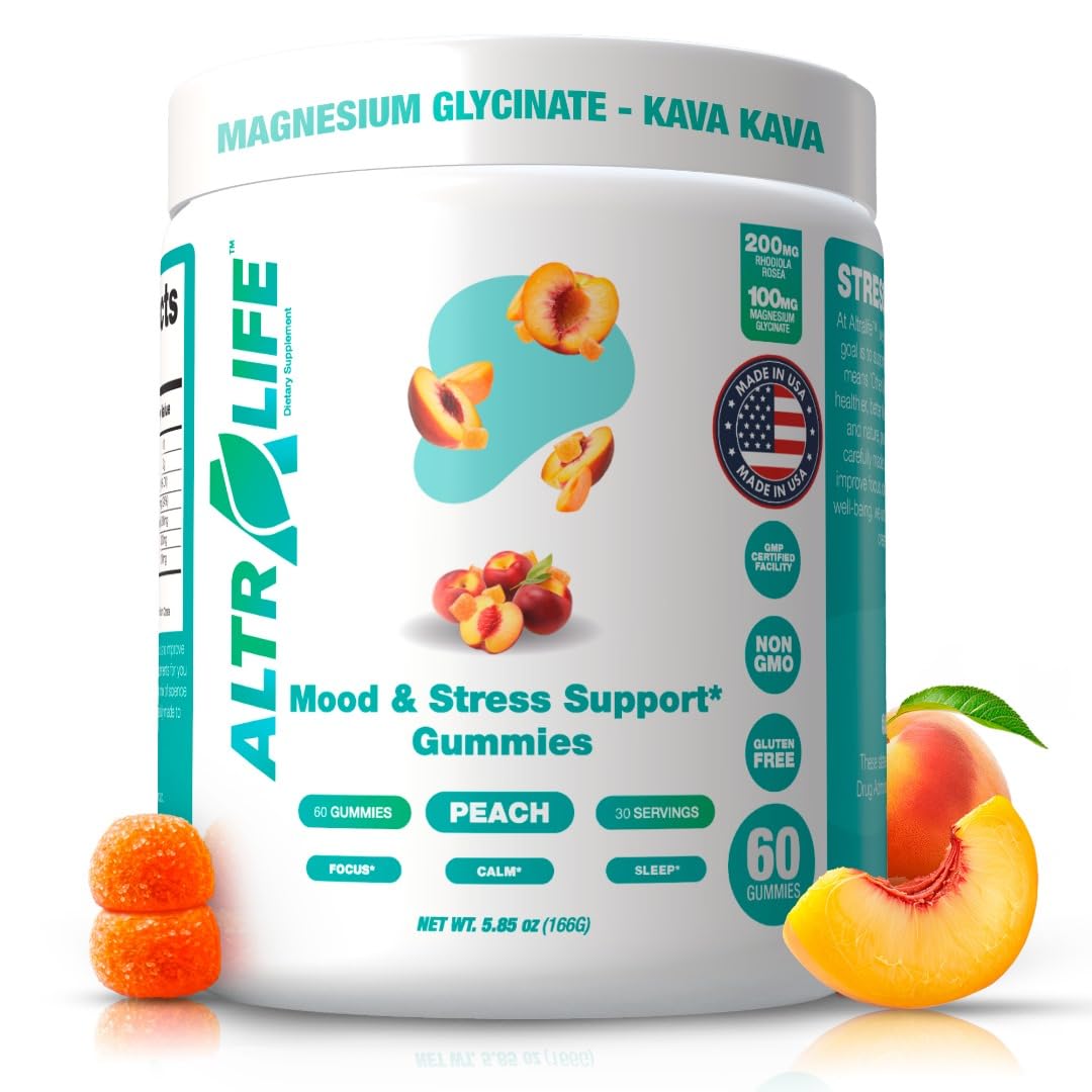 ALTRALIFE Kava Kava Gummies 60 Count
