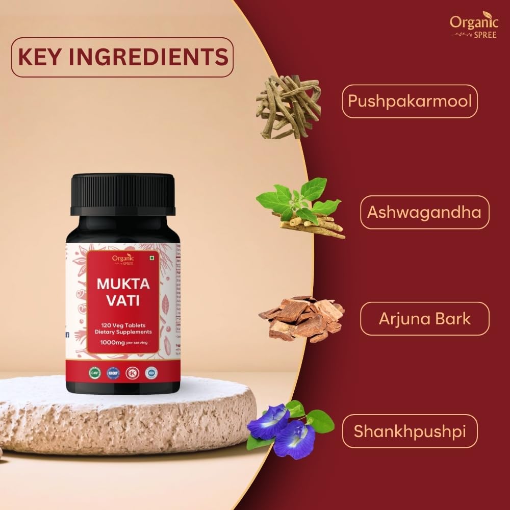 ORGANIC SPREE Mukta Vati 240 Tablets
