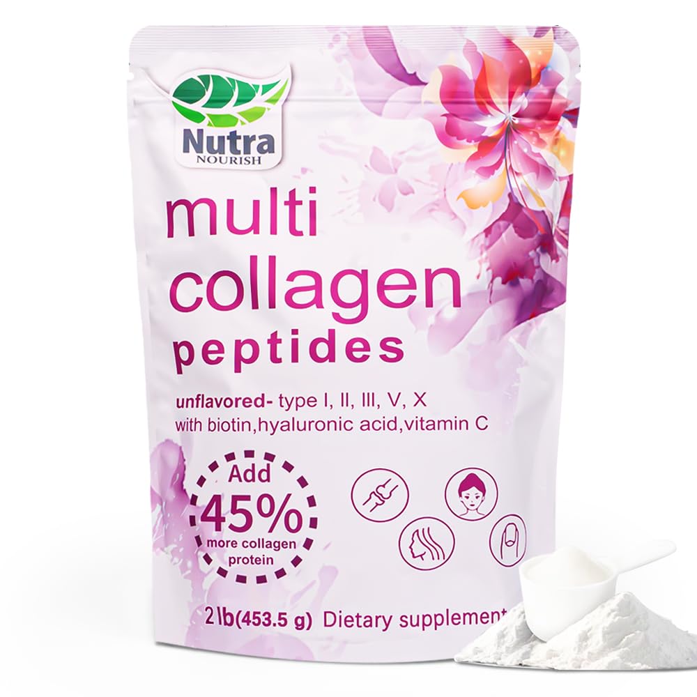 NutraNourish Multi Collagen Peptides Powder 32 Servings