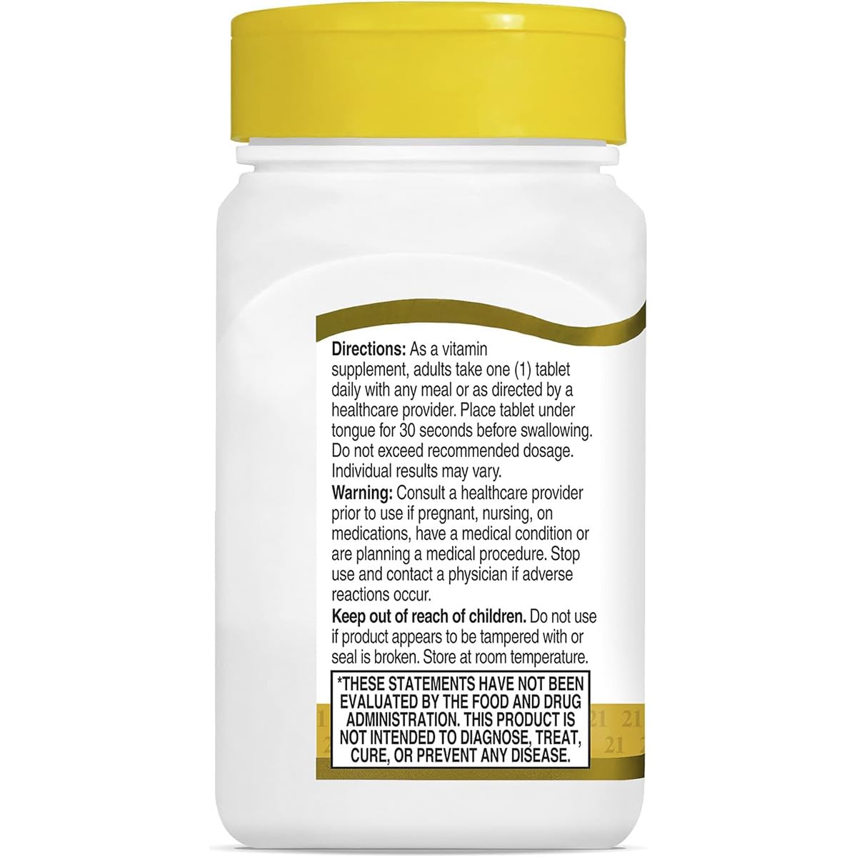 21st Century Vitamin B-12 5000 mcg Tablet, 1 Count