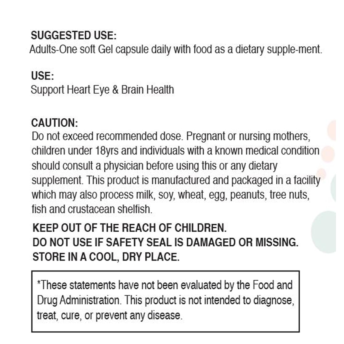 H4U Maximum Care Omega 3-6-9 from Fish Oil Dietary Supplement Softgels, 120 Count
