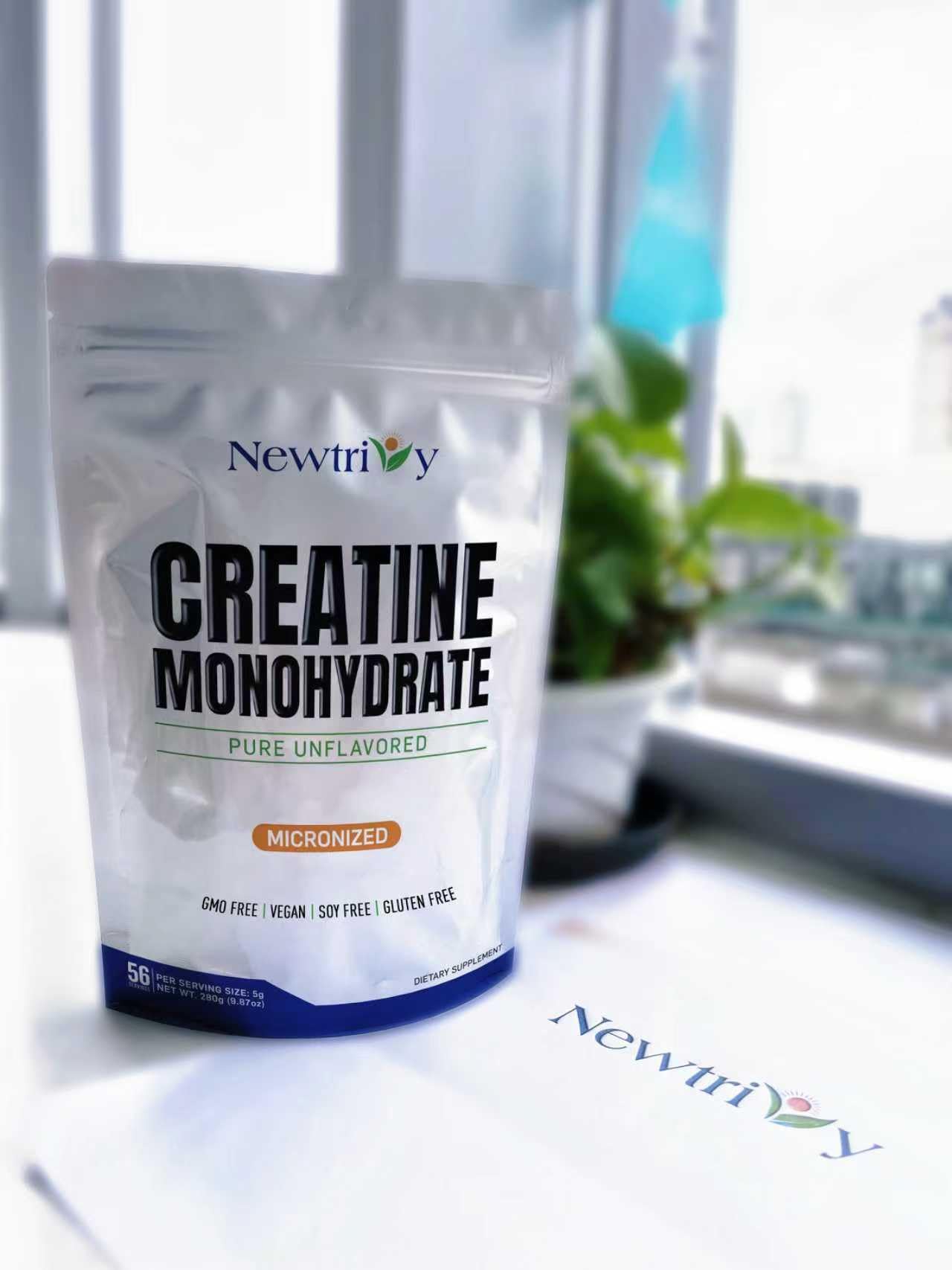 Newtrivy Creatine Monohydrate, Micronized, Pure, Unflavored Powder 9.87 Ounce