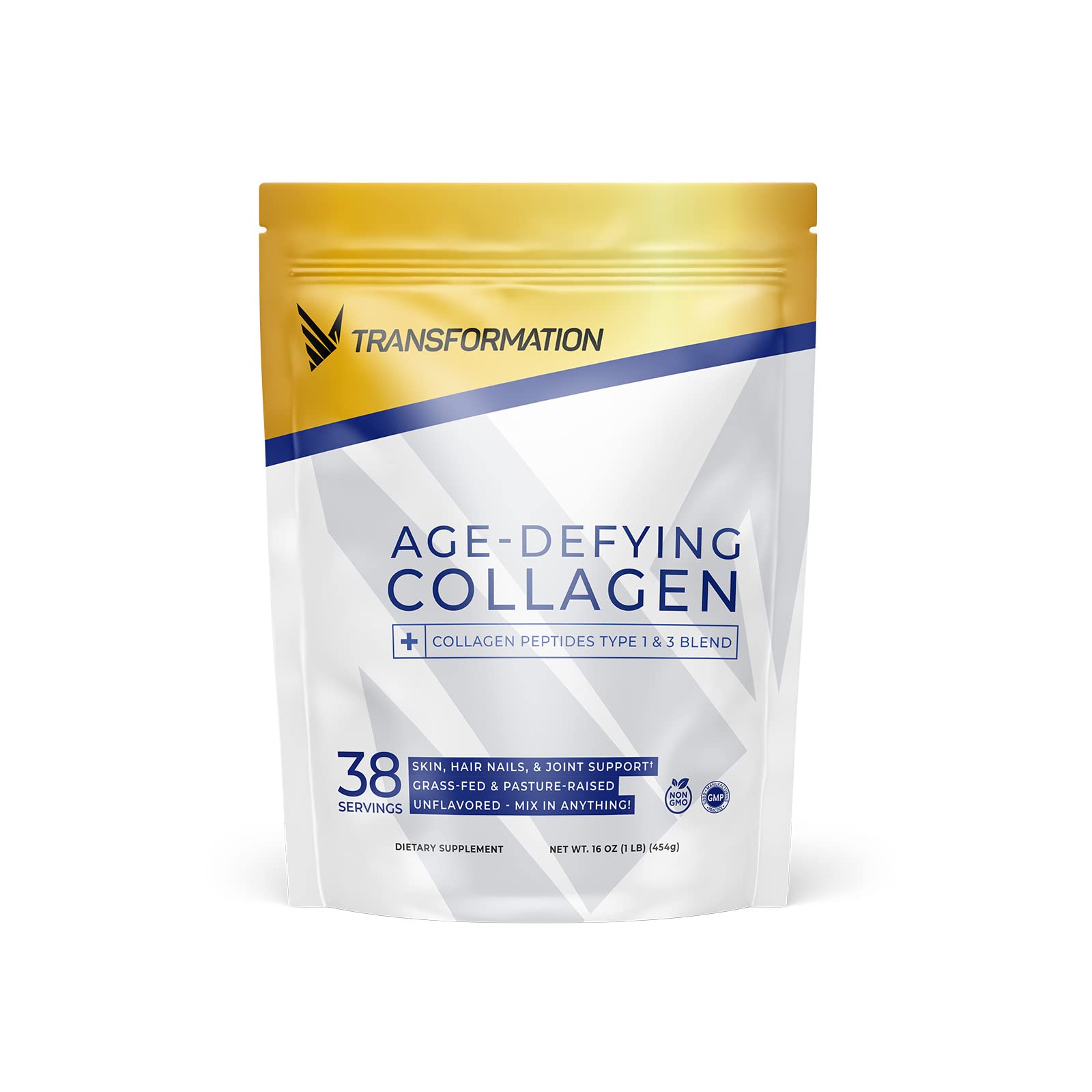 SPR BODY Transformation Grass-Fed Hydrolyzed Collagen Peptides Powder 16 oz