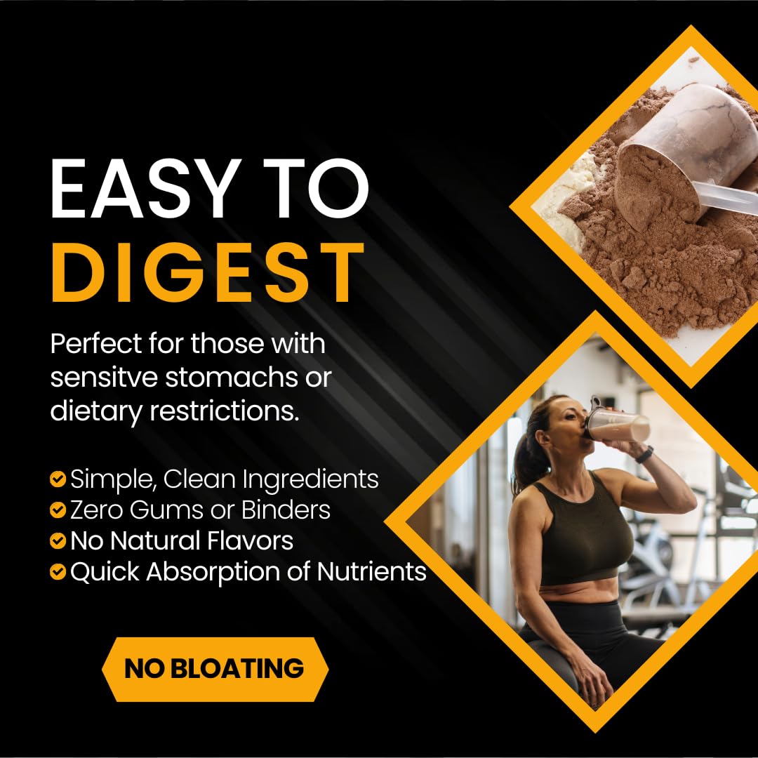 Elderwise Organics Made With Love Plant Based Protein Powder Earthy Chocolate, 24 oz