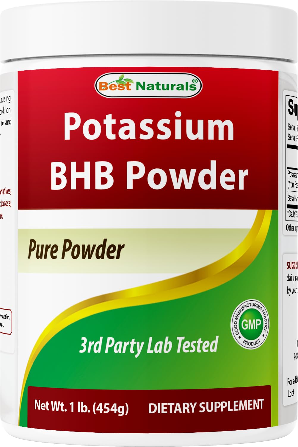 Best Naturals Potassium BHB Powder, 16 oz
