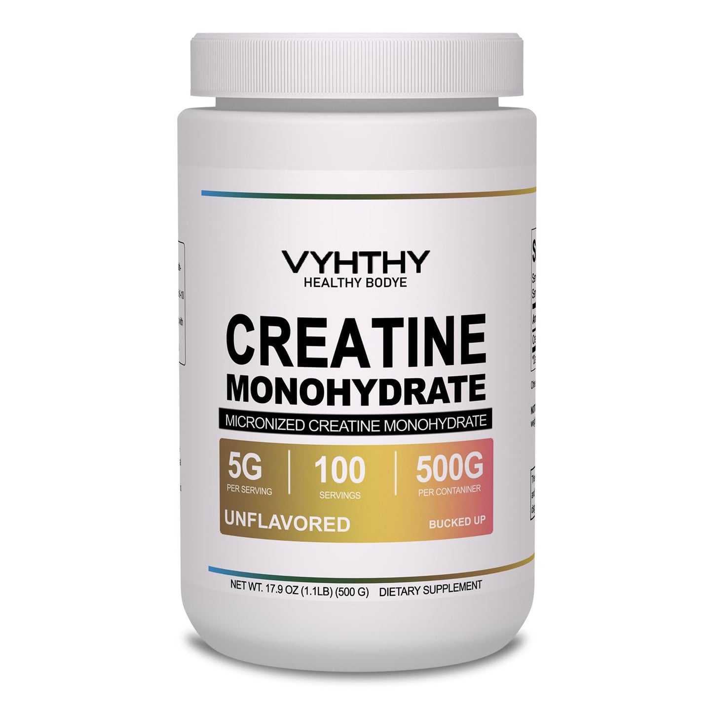 VYHTHY Micronized Creatine Monohydrate & Amino Acid Powder, 17.9 oz
