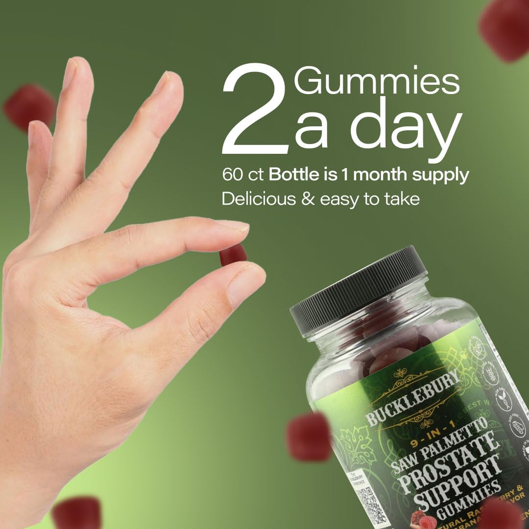 BUCKLEBURY Saw Palmetto 60 Gummies