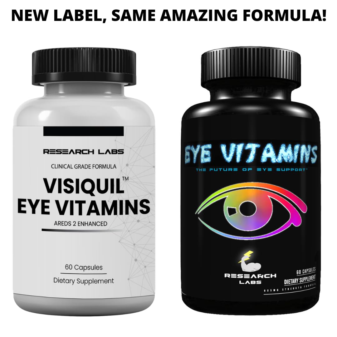 Research Labs Eye Vitamins Enhanced Absorption AREDS 2 Plus Formula Capsules 120