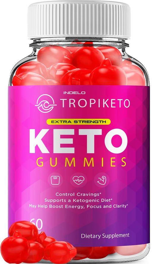 Indelo TropiKeto Keto ACV Gummies 60 Gummies