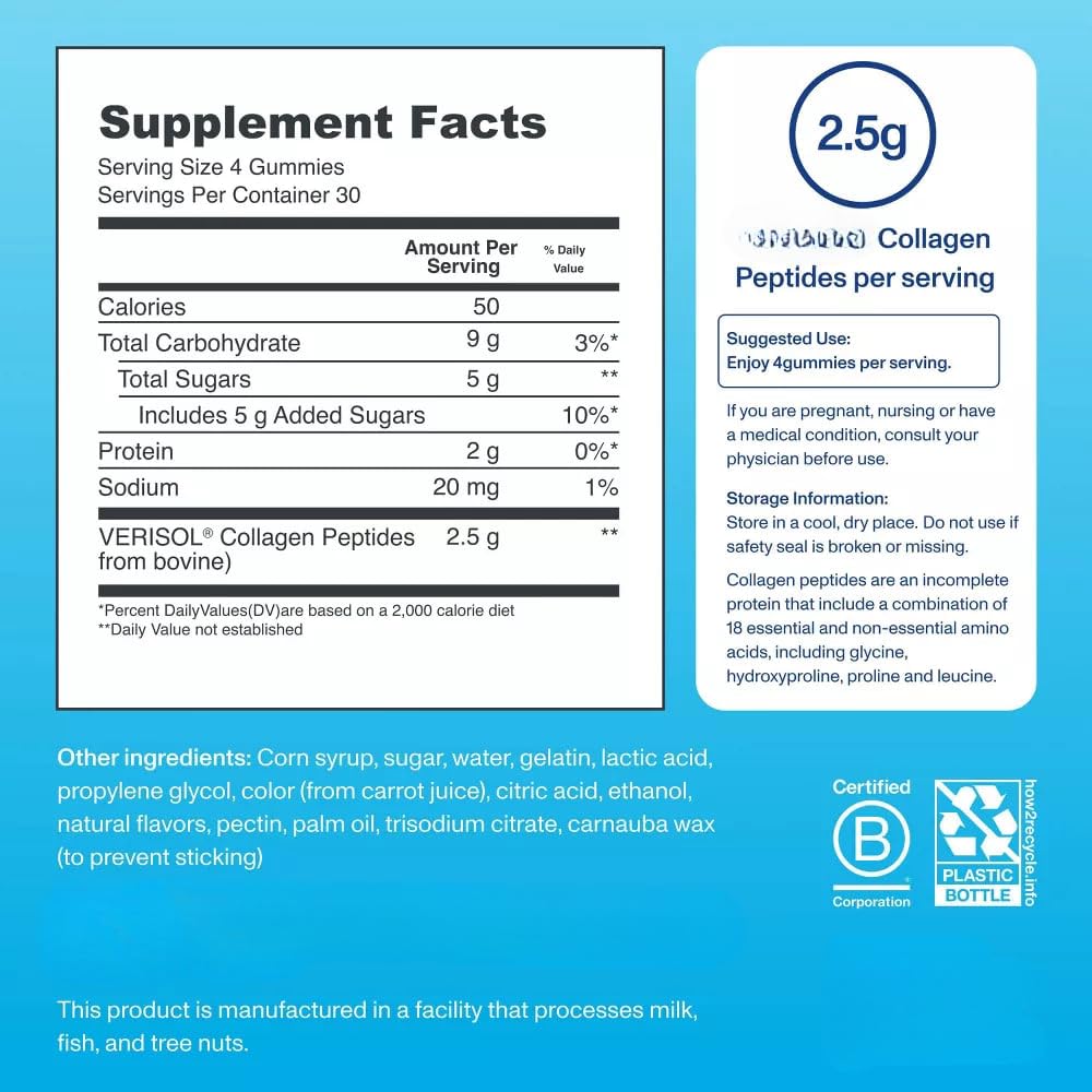 SUREFECT Collagen Gummies Raspberry Flavor, 60 Gummies