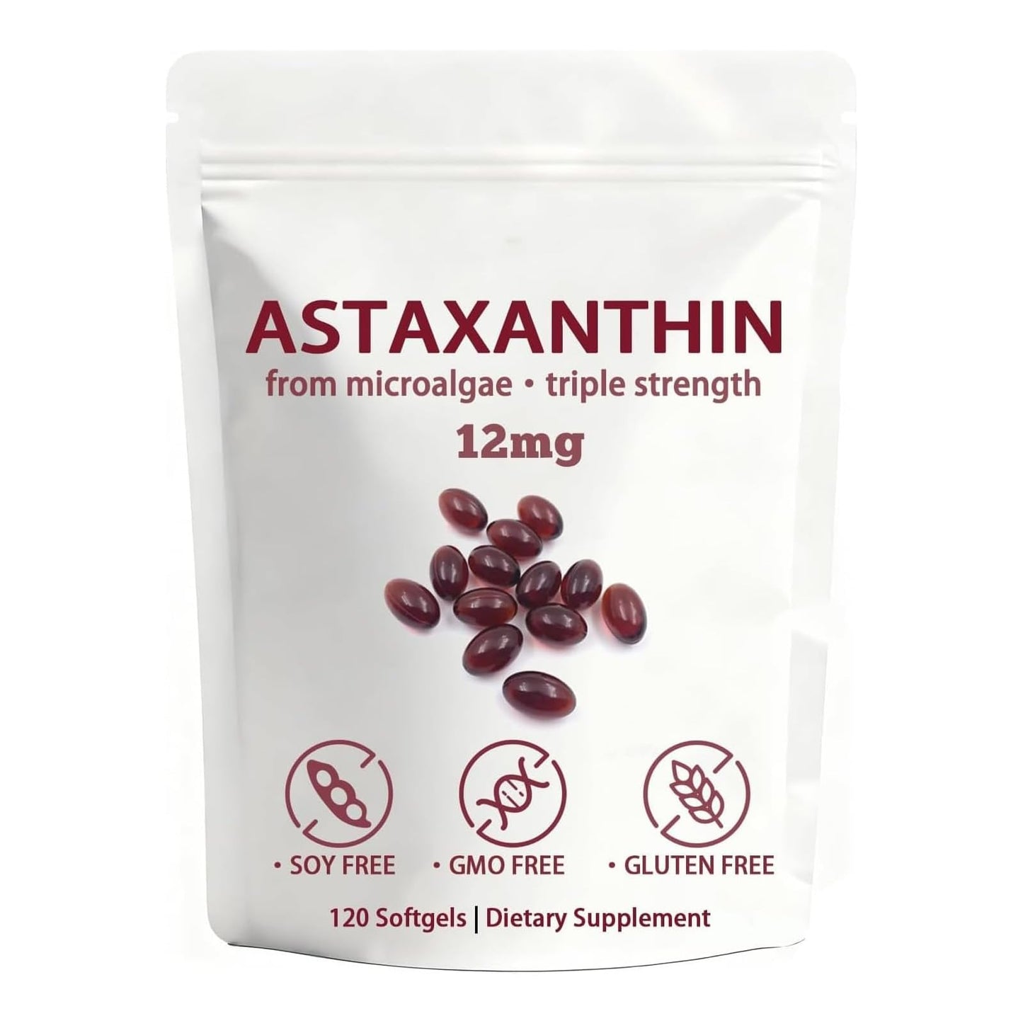 BELANO Valasta Astaxanthin 12mg Softgels, 120 Softgels