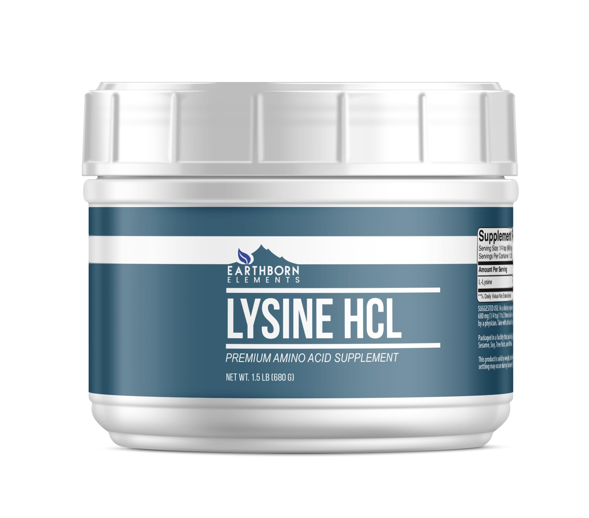 Earthborn Elements Lysine HCl Powder 24 oz