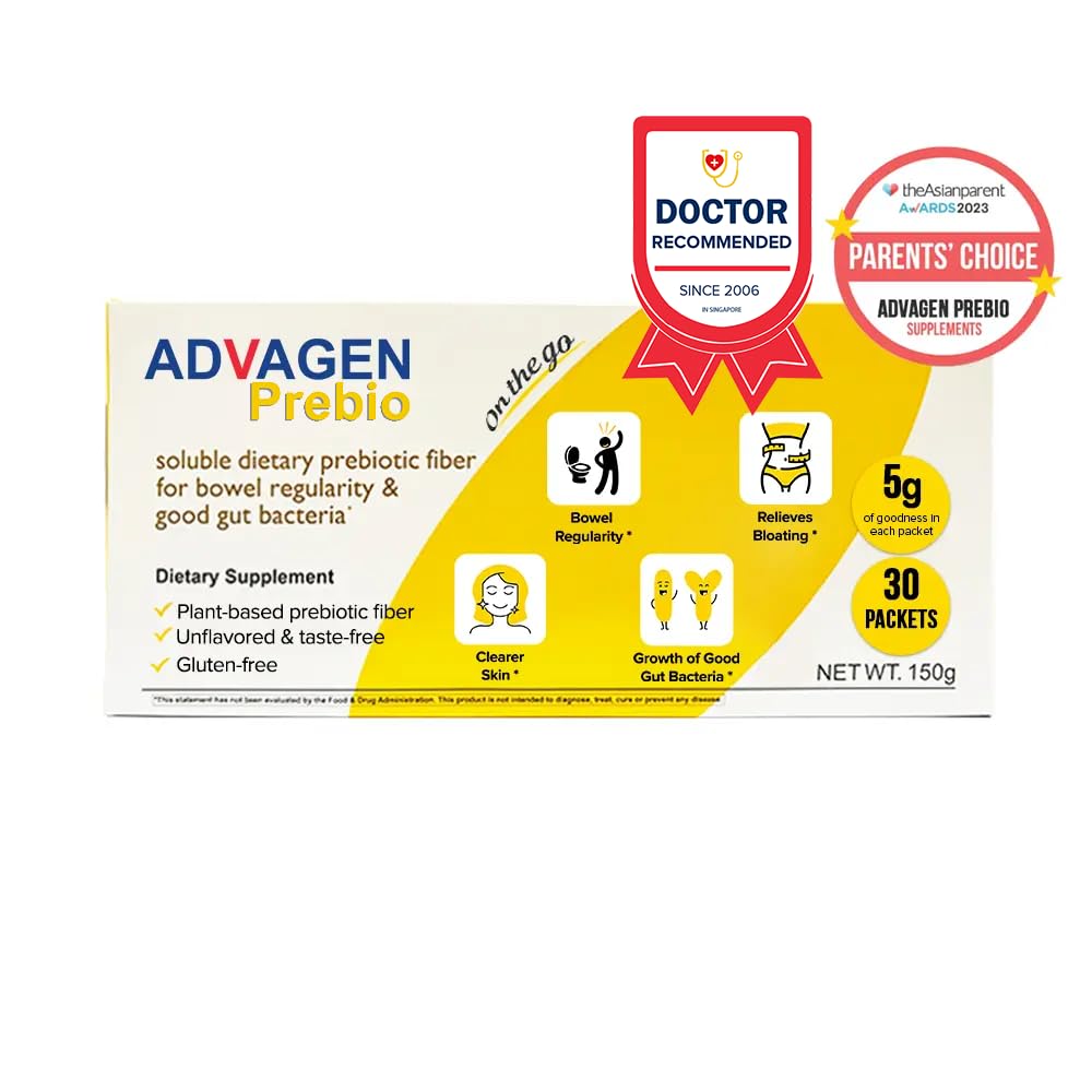ADVAGEN Prebio Fiber Supplement Powder 5.3 Ounce