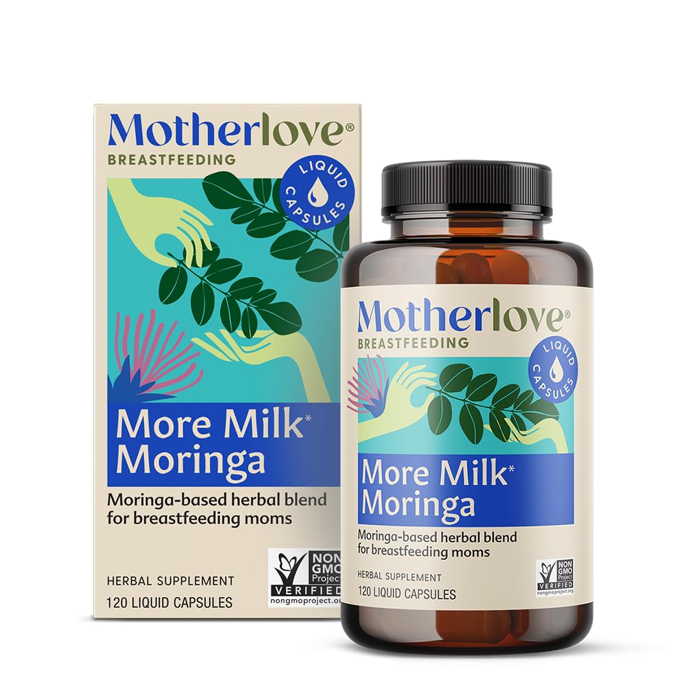 Motherlove More Milk Moringa Liquid Capsule 120 Count