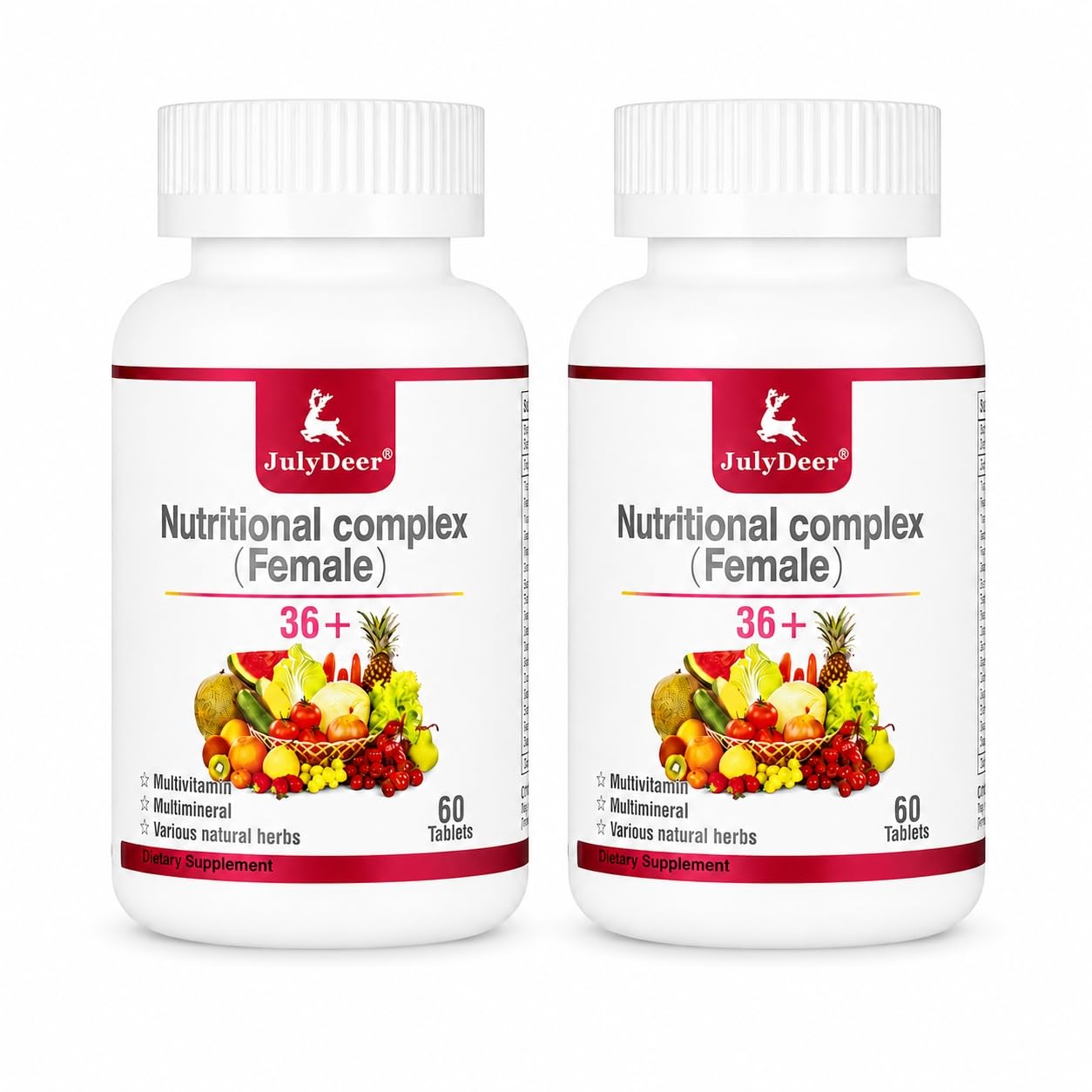 VBTOP NUTRA Women's One Daily Multivitamin With Biotin, 120 Tablets