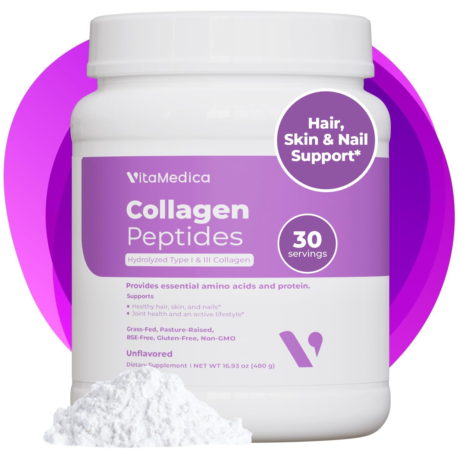 VitaMedica Collagen Peptides Powder 30 Servings