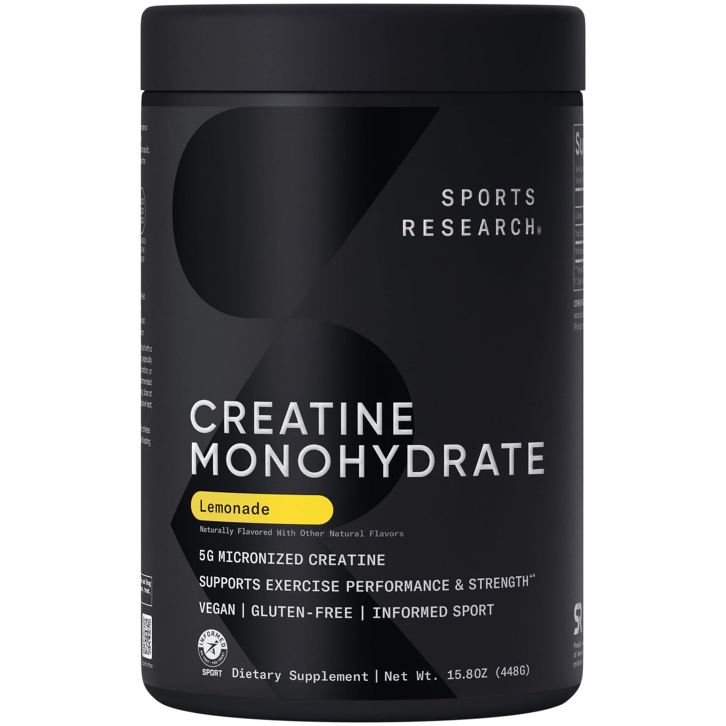 Sports Research Creatine Monohydrate Powder 15.8 oz