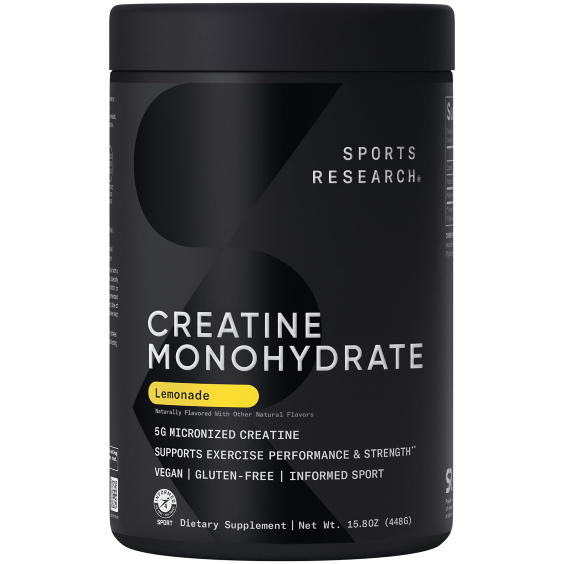 Sports Research Creatine Monohydrate Powder 15.8oz
