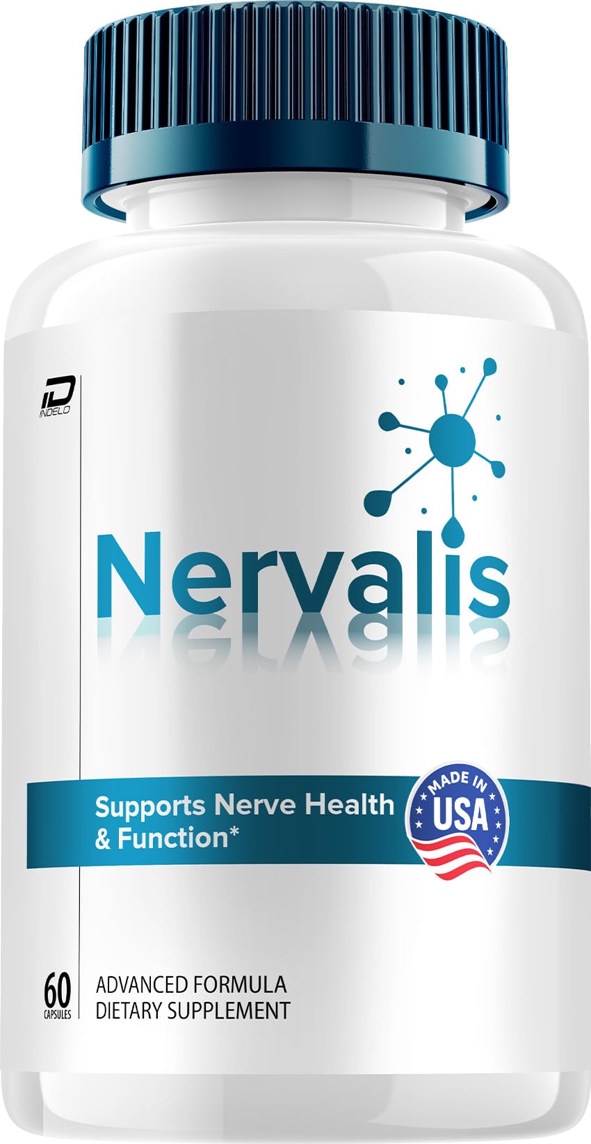 Indelo Nervalis Advanced Supplement Natural Blend Capsules 60 Count