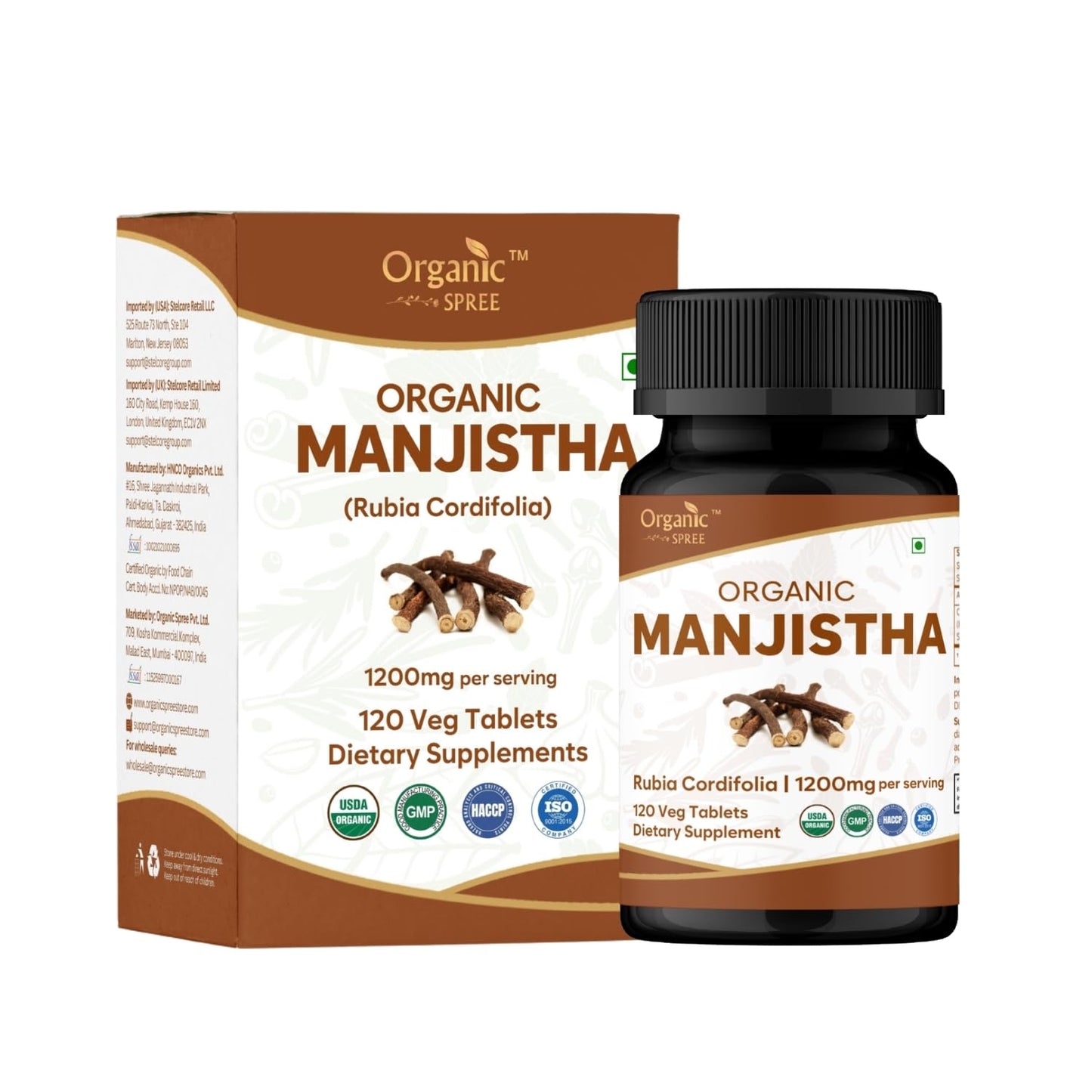 ORGANIC SPREE Manjistha Tablets 120 Tablets
