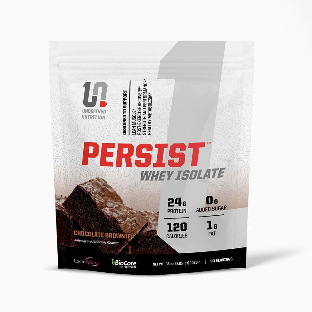Undefined Nutrition Persist Whey Isolate Powder, 30 Servings