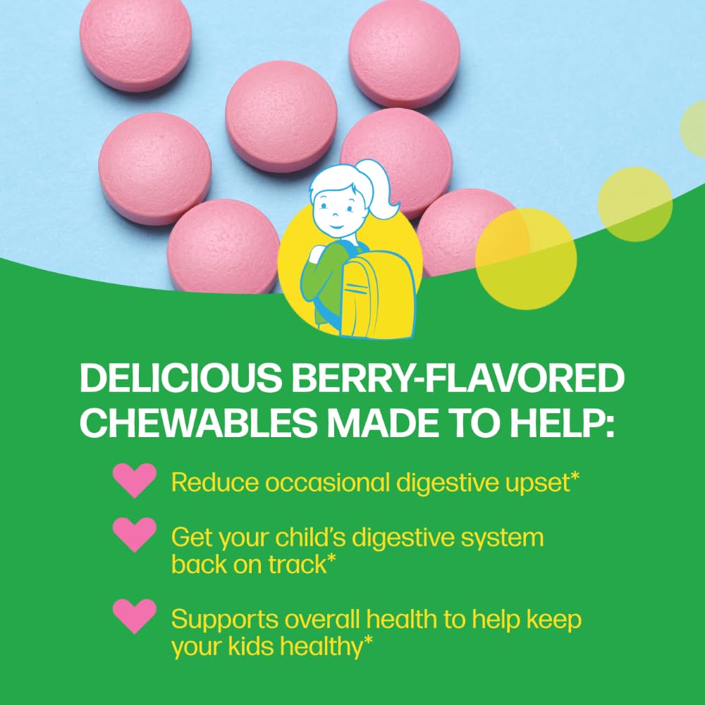 Culturelle Kids Chewable Daily Probiotic Tablets, 30 Count