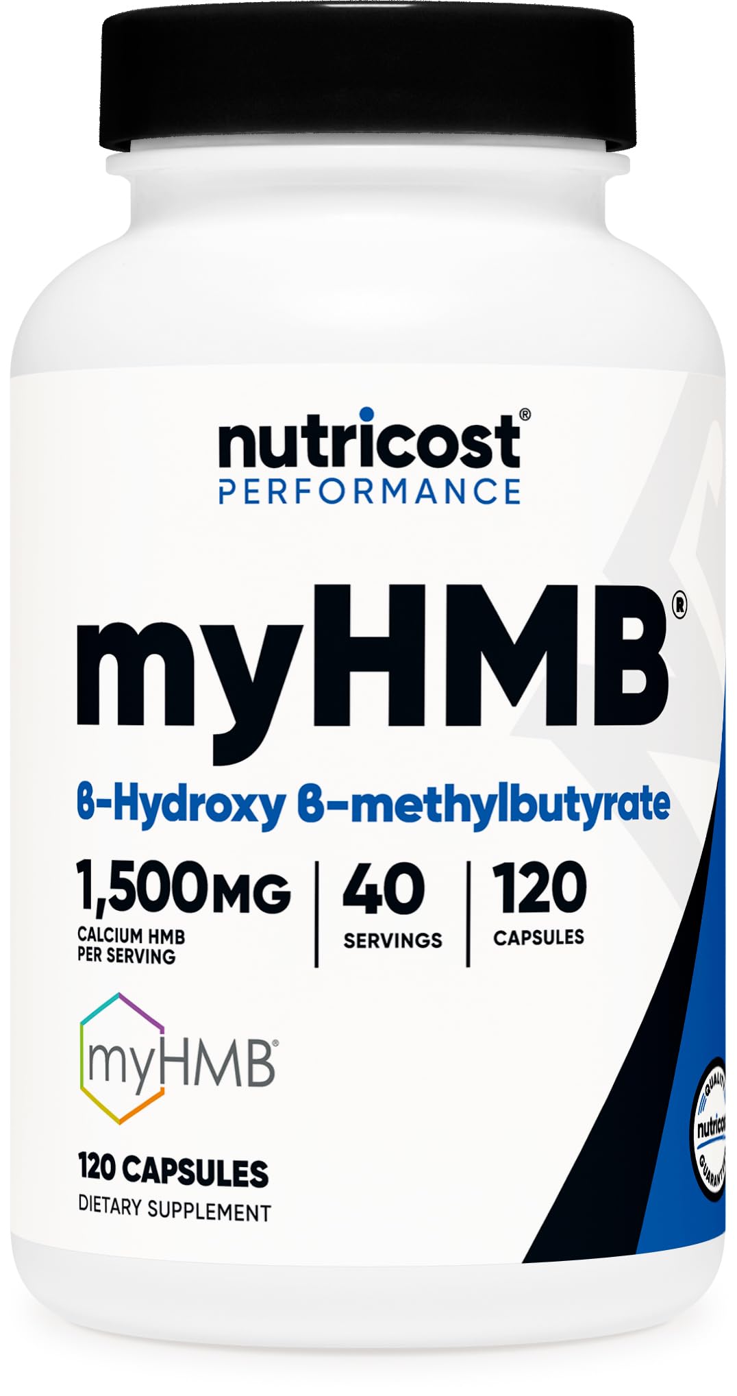 Nutricost myHMB 1,500mg Calcium HMB Capsules, 120 Count