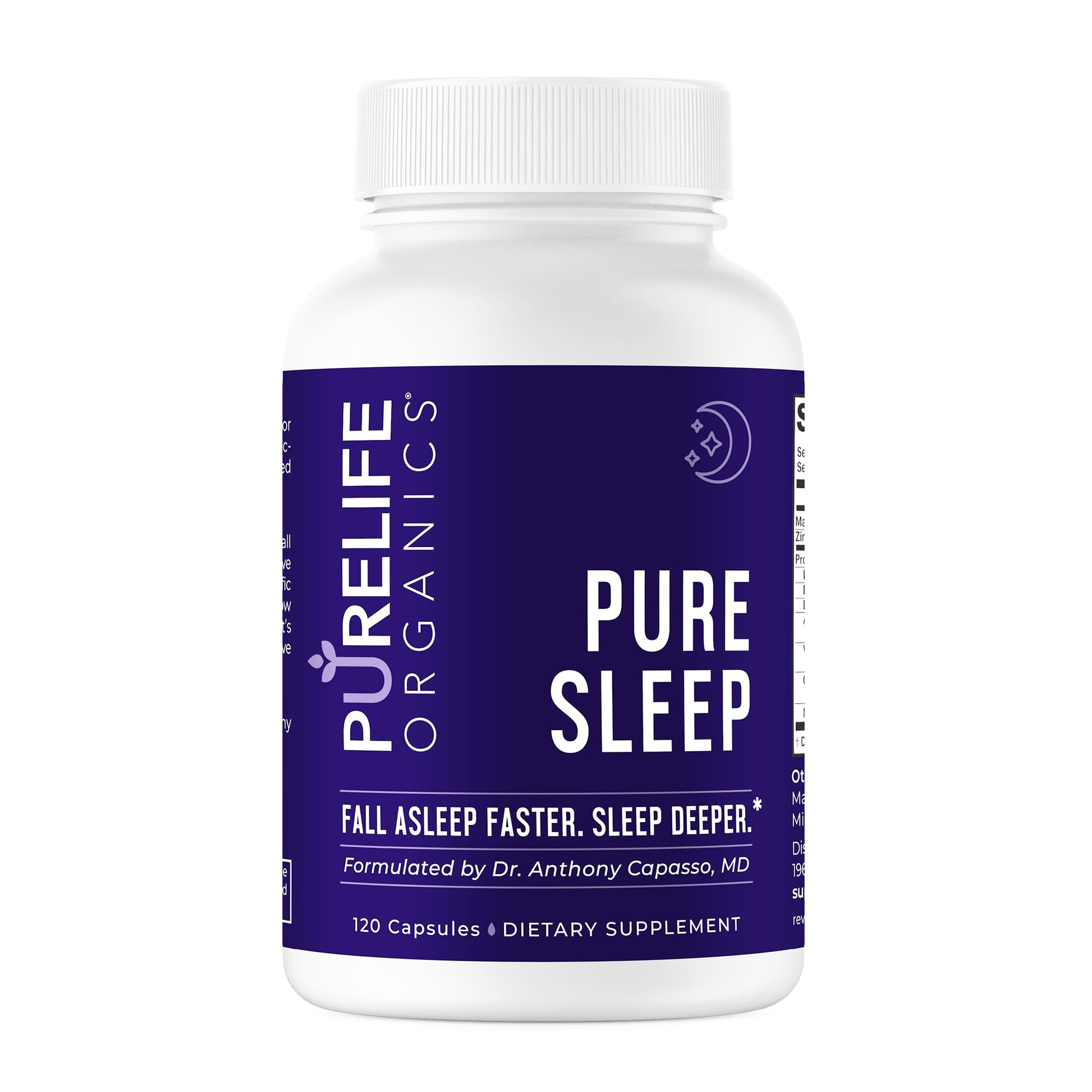 PureLife Organics Pure Sleep 120 Capsules
