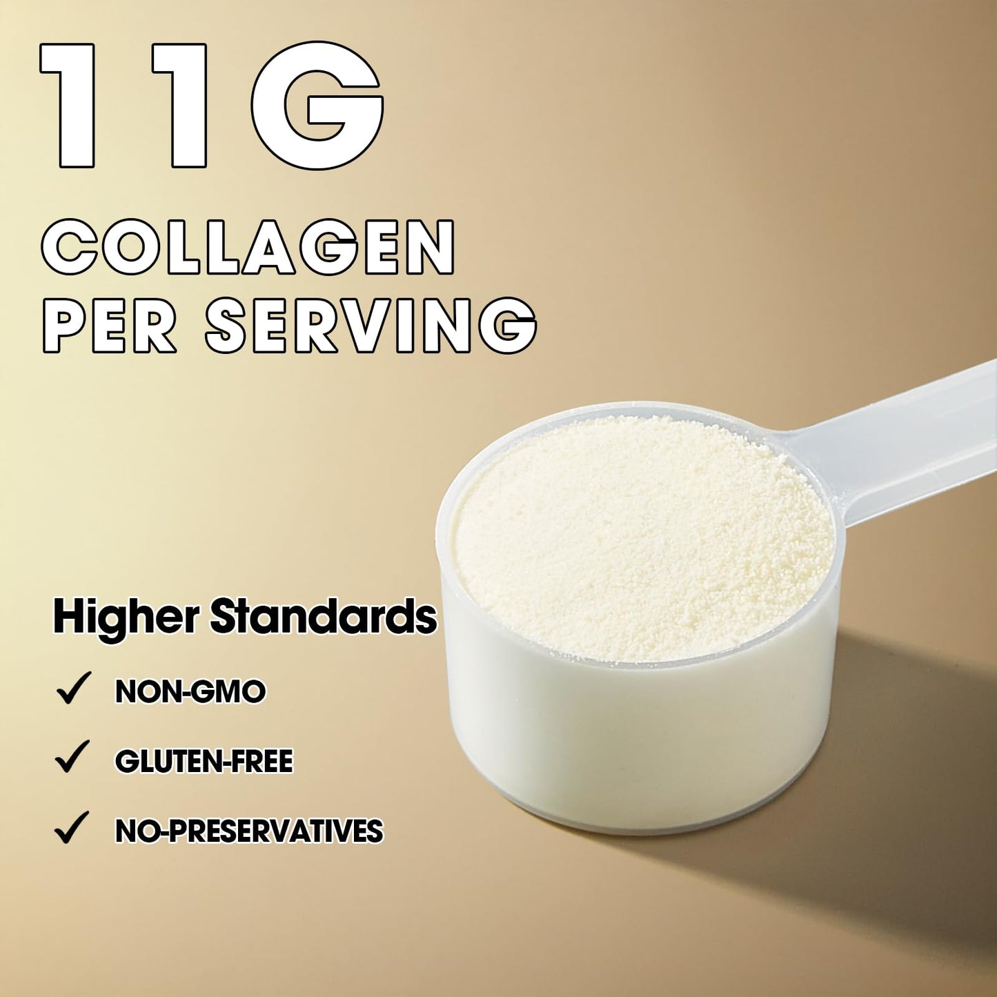 LIVINGANIC Collagen Peptides Powder 15.9 oz