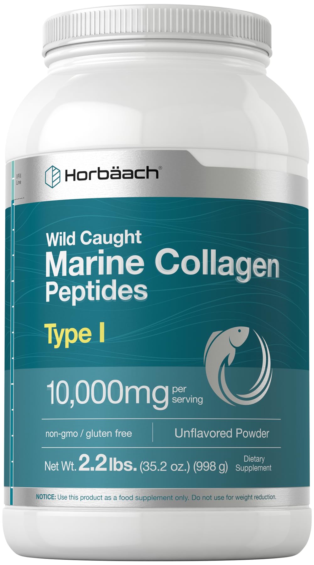 Horbäach Marine Collagen Peptides Powder 35.2 oz