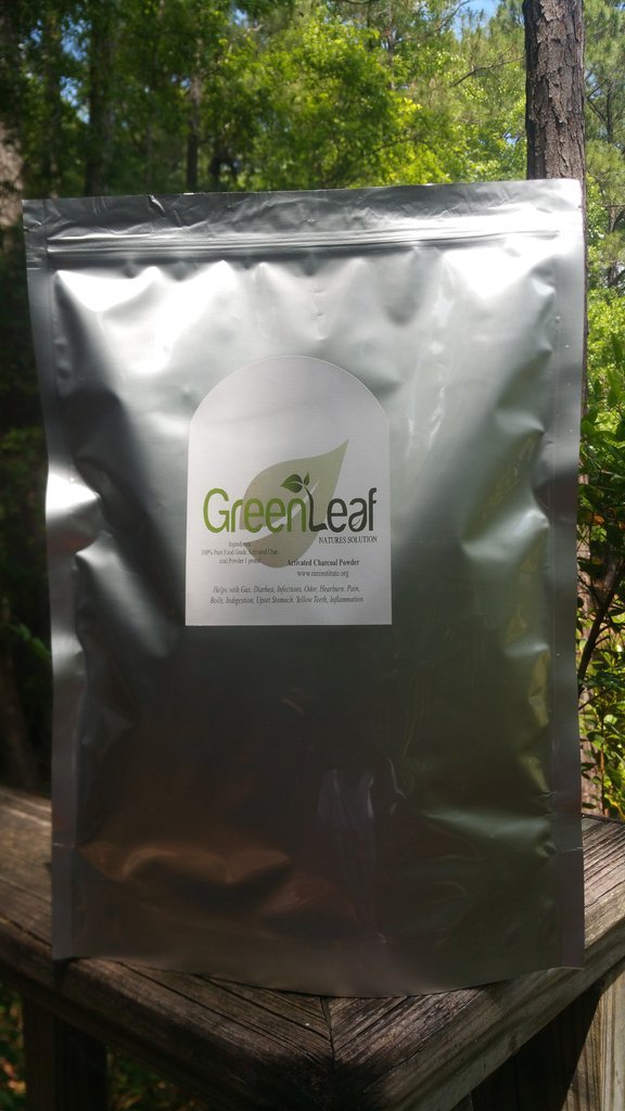 GreenLeaf Nature's Solution 100% Food Grade Bulk Activated Charcoal Powder 80