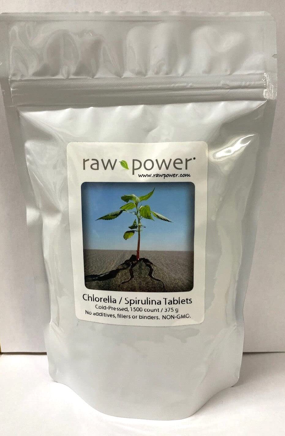 Raw Power Chlorella/Spirulina Tablets 1 Count