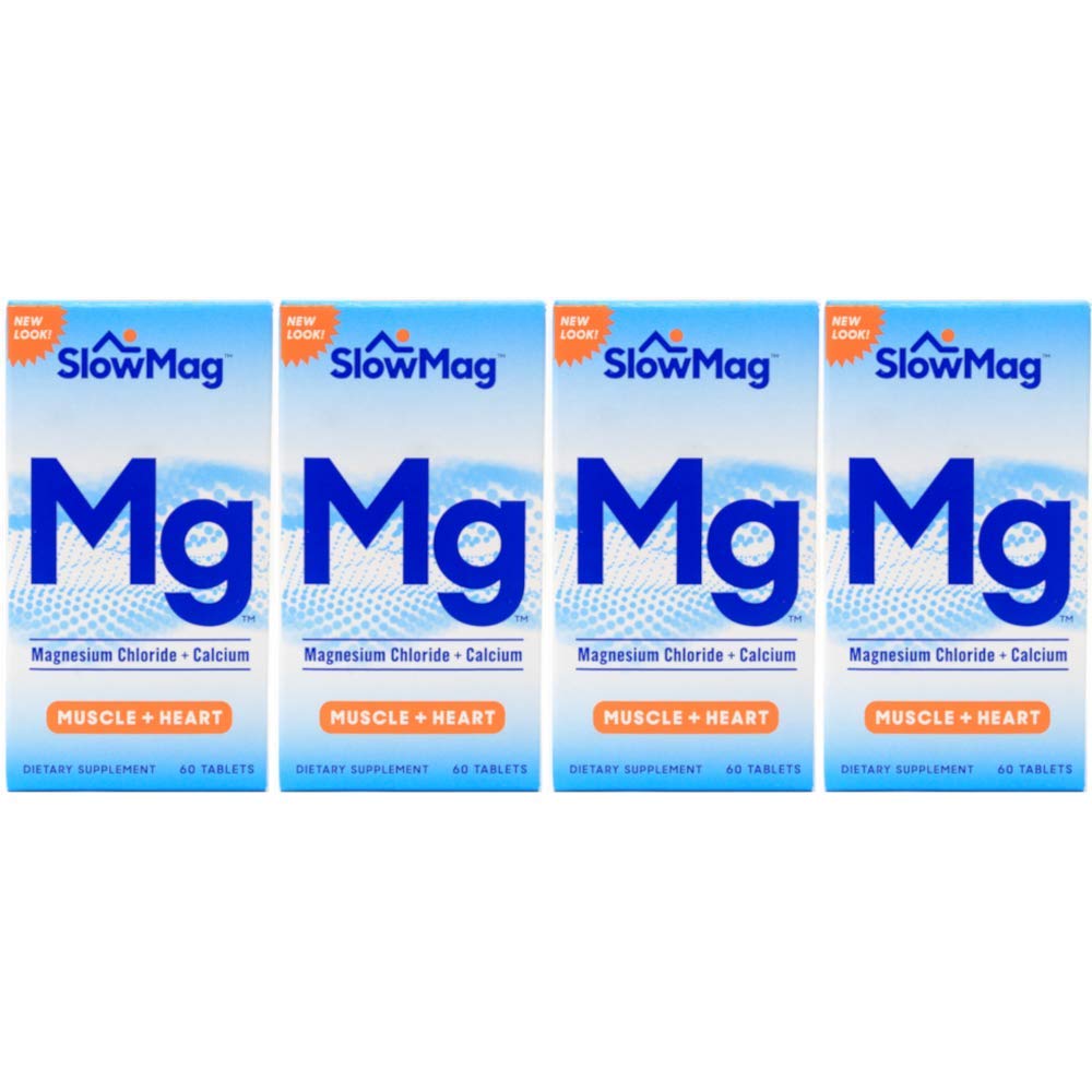 Slow-Mag Magnesium Chloride and Calcium Tablets 240 Tablets