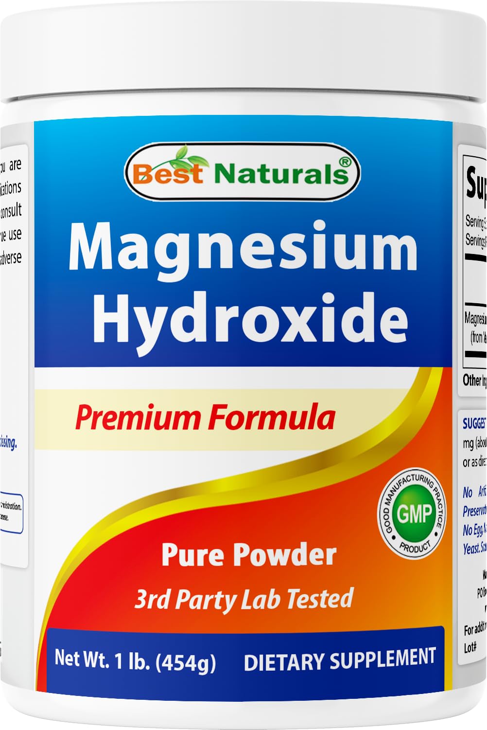 Best Naturals Magnesium Hydroxide Powder 16 oz