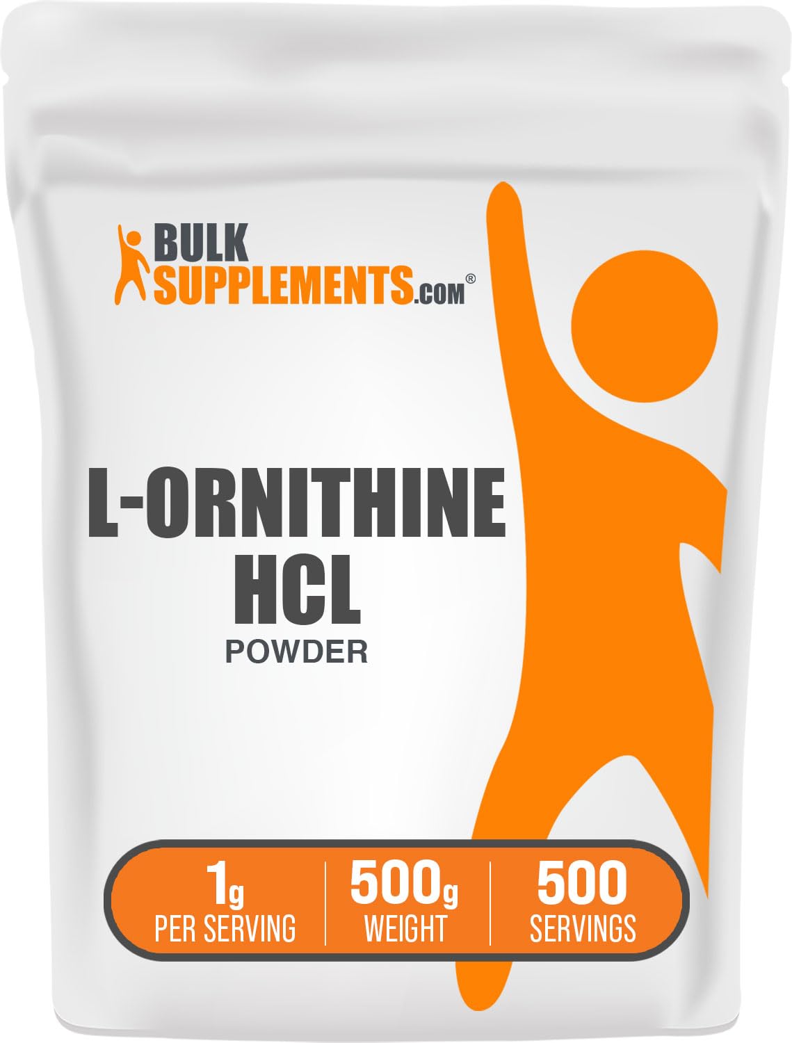 BulkSupplements L-Ornithine HCl Powder, 17.5