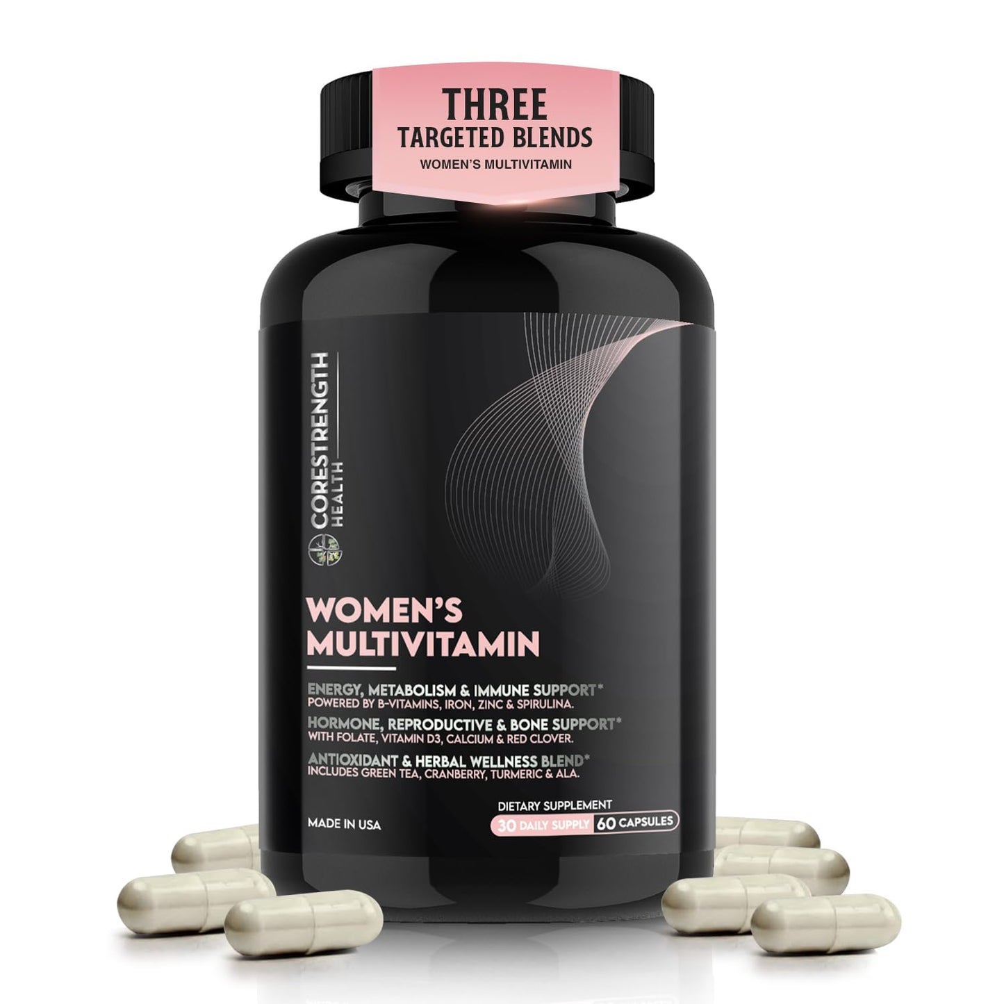 CoreStrength Health LLC Women's Multivitamin Capsules 60 Capsules