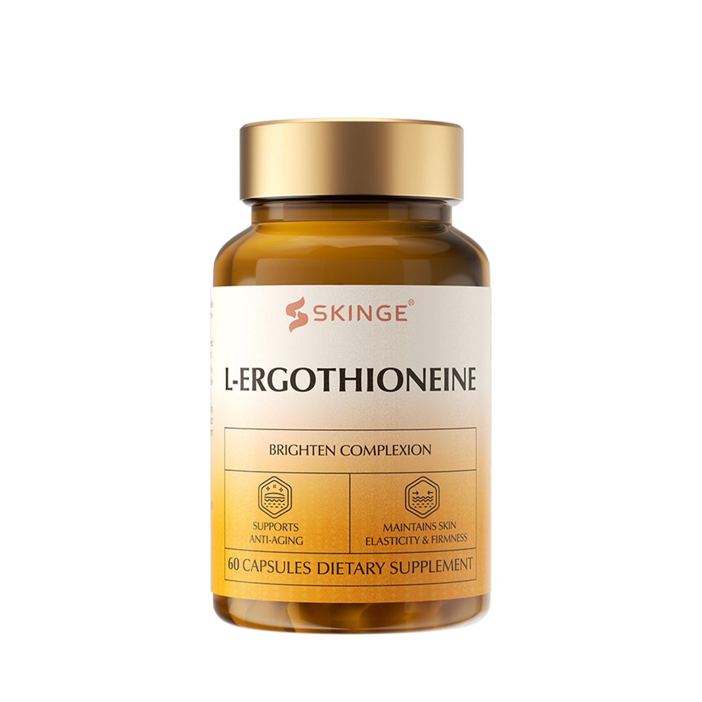 Ahete SKINGE L-Ergothioneine 30mg Capsules, 90 Count