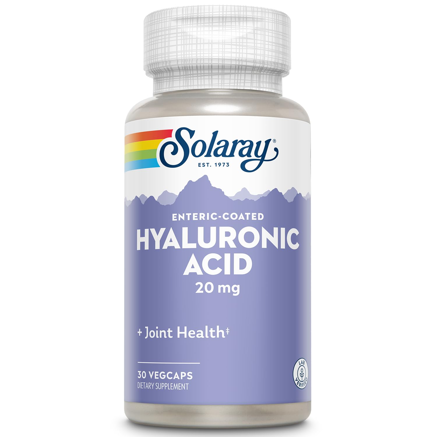 SOLARAY Hyaluronic Acid Capsules, 30 Count