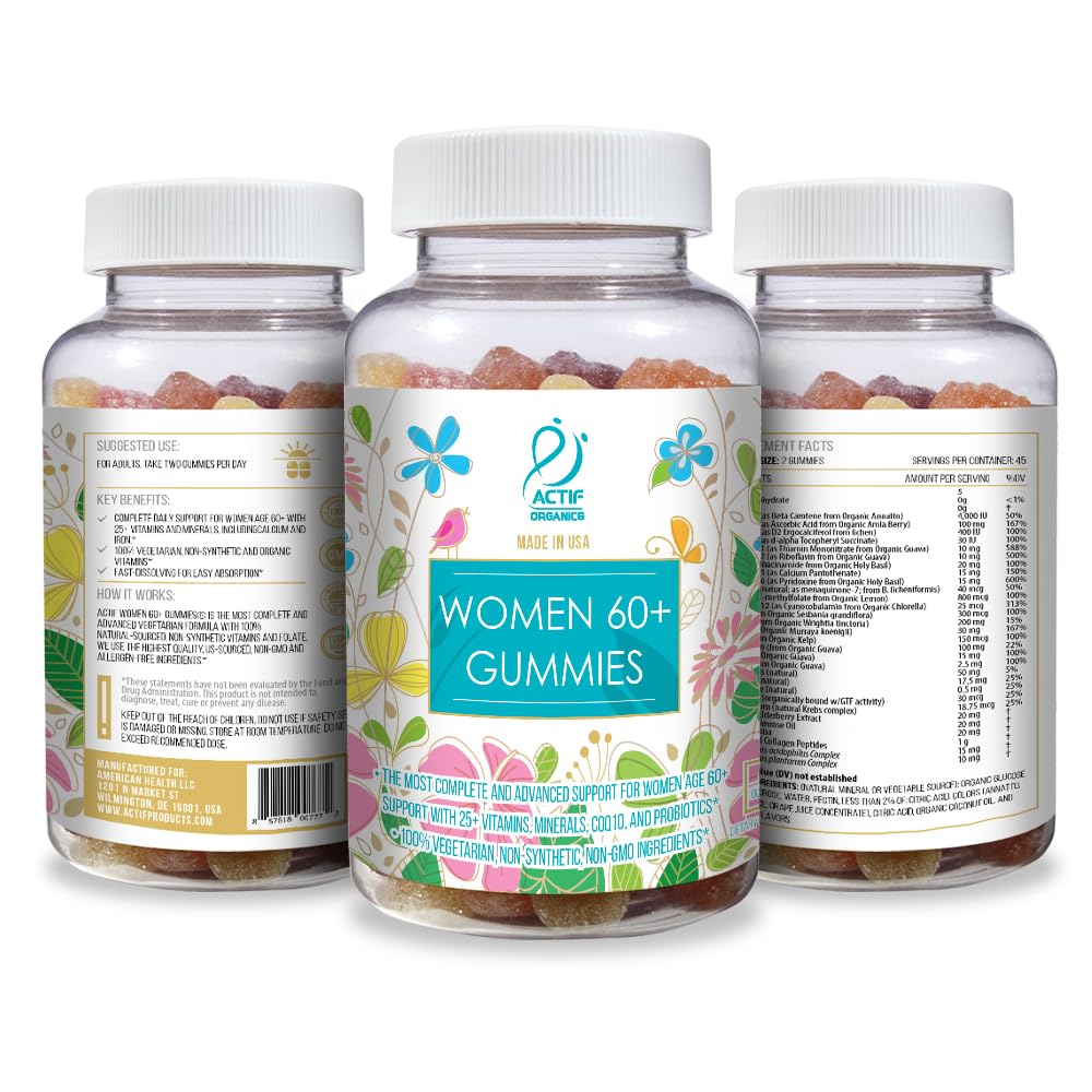 ACTIF CoQ10 Gummies with Probiotics, 90 Count